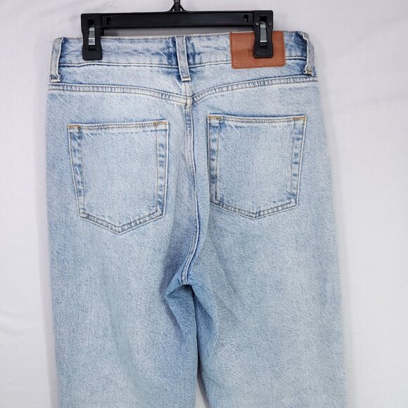 Urban Outfitters BDG Mom Linen Jeans Size 26x32 High Rise Baggy Tapered Leg - Picture 6 of 15